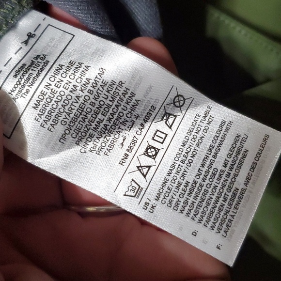 Adidas x ivy park NWT vegan faux leather wild pine green midi skirt - Picture 9 of 16